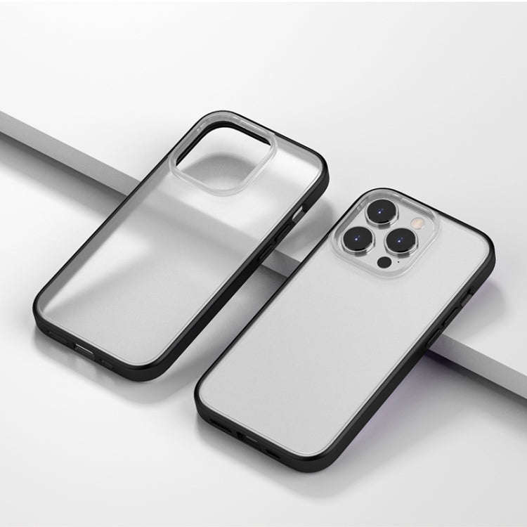 Semi Transparent Frosted Skin Feel Phone Case, For iPhone 14, For iPhone 14 Plus, For iPhone 14 P...
