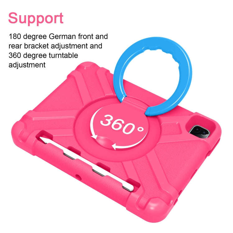 PC + Silicone Shockproof Combination Case with 360 Degree Rotating Holder & Handle, For iPad Pro ...
