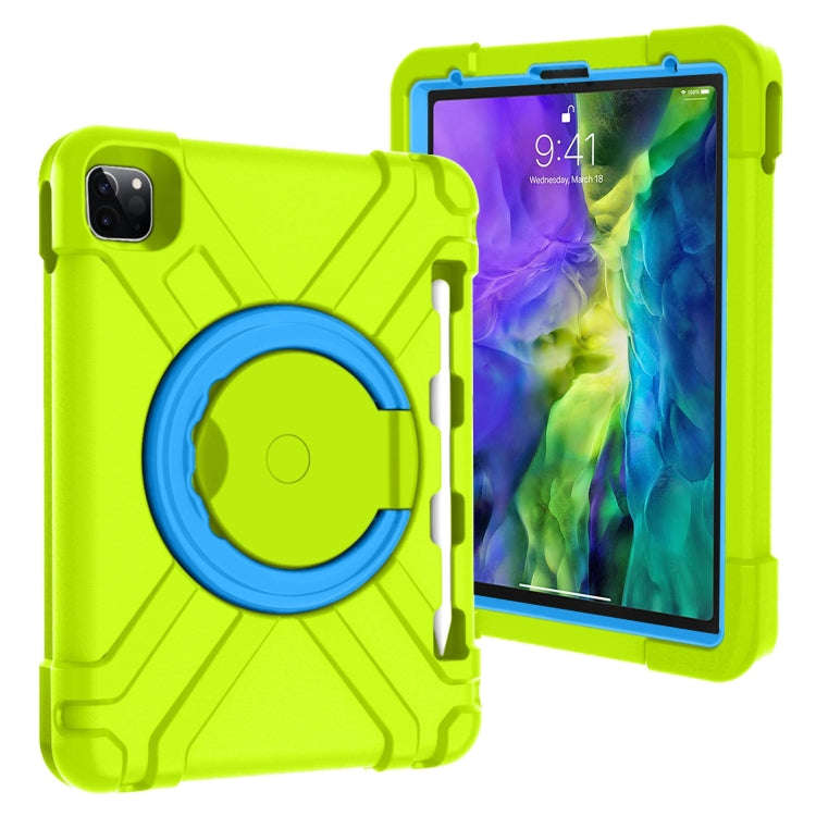 PC + Silicone Shockproof Combination Case with 360 Degree Rotating Holder & Handle, For iPad Pro ...