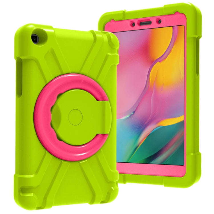 PC + Silicone Shockproof Combination Case with 360 Degree Rotating Holder & Handle, For iPad Pro ...