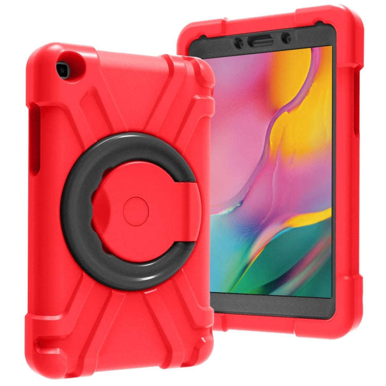 PC + Silicone Shockproof Combination Case with 360 Degree Rotating Holder & Handle, For iPad Pro ...
