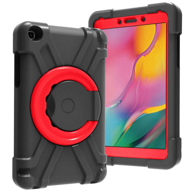 PC + Silicone Shockproof Combination Case with 360 Degree Rotating Holder & Handle, For iPad Pro ...
