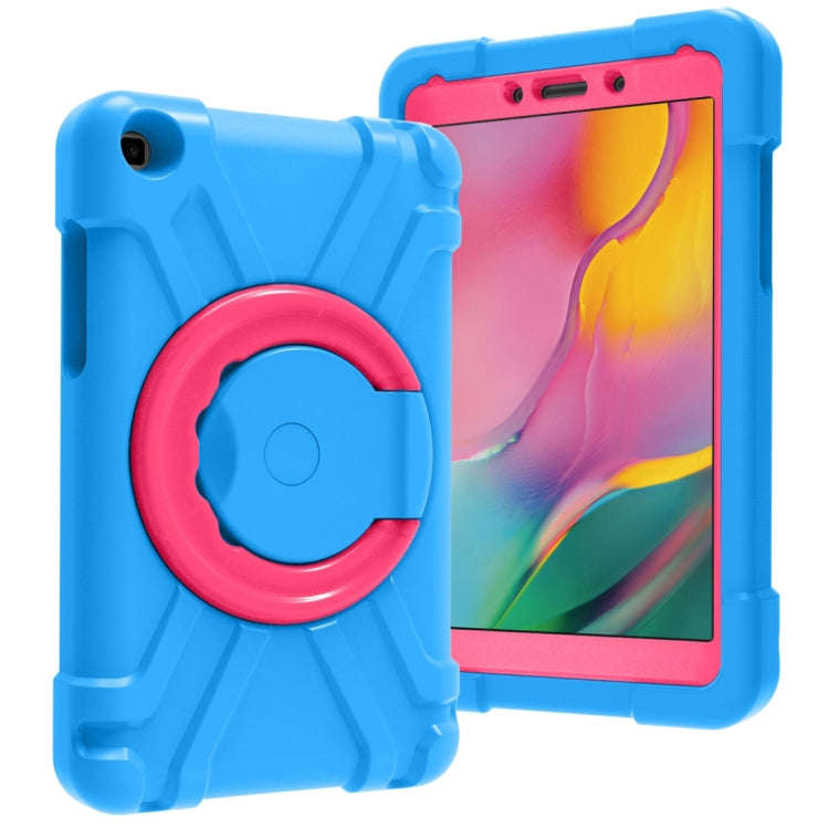 PC + Silicone Shockproof Combination Case with 360 Degree Rotating Holder & Handle, For iPad Pro ...