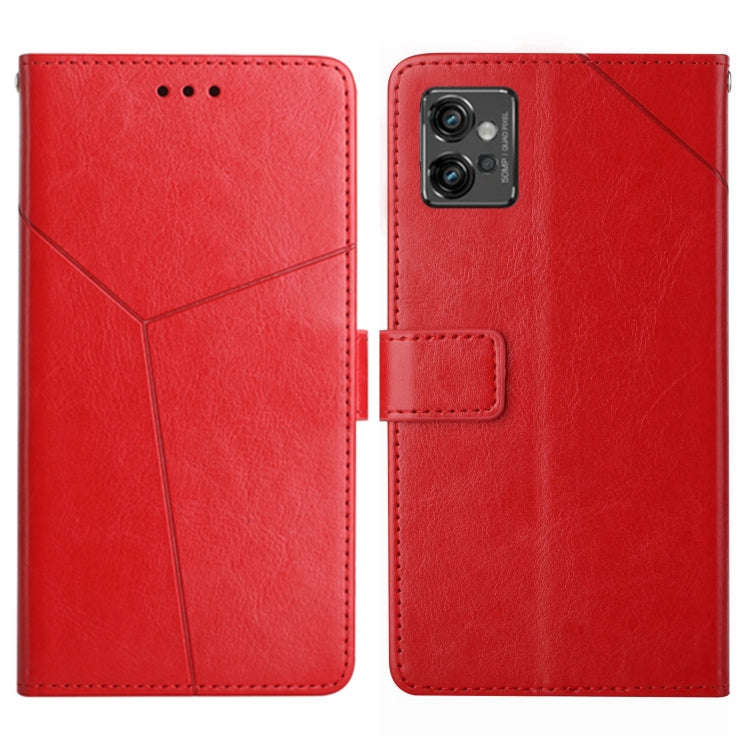 HT01 Y-shaped Pattern Flip Leather Phone Case, For Motorola Moto G32, For Nothing Phone 1, For OP...