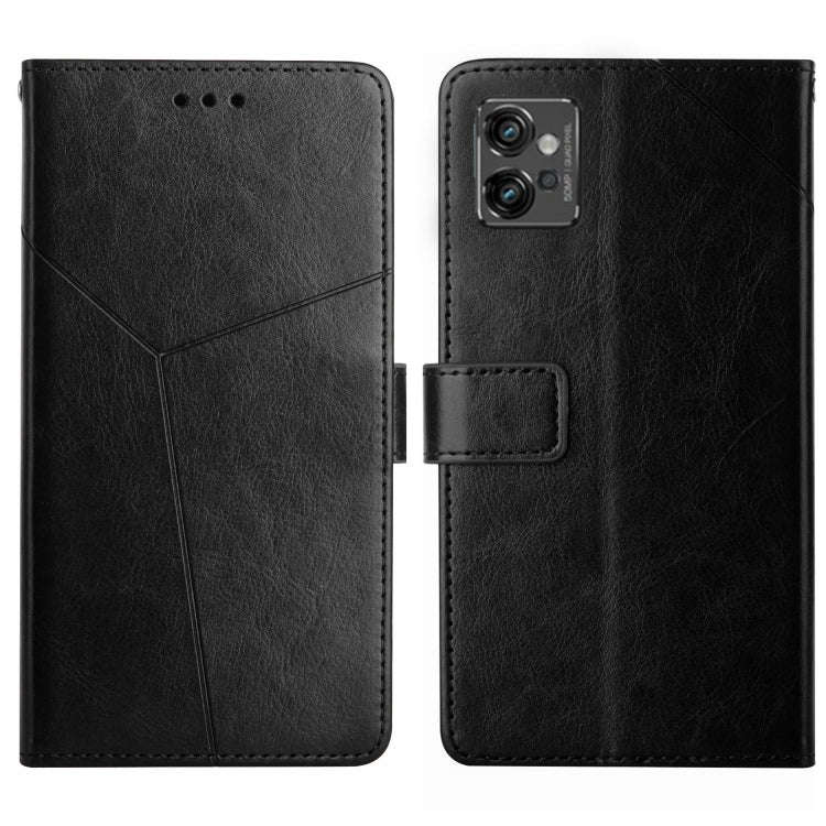 HT01 Y-shaped Pattern Flip Leather Phone Case, For Motorola Moto G32, For Nothing Phone 1, For OP...