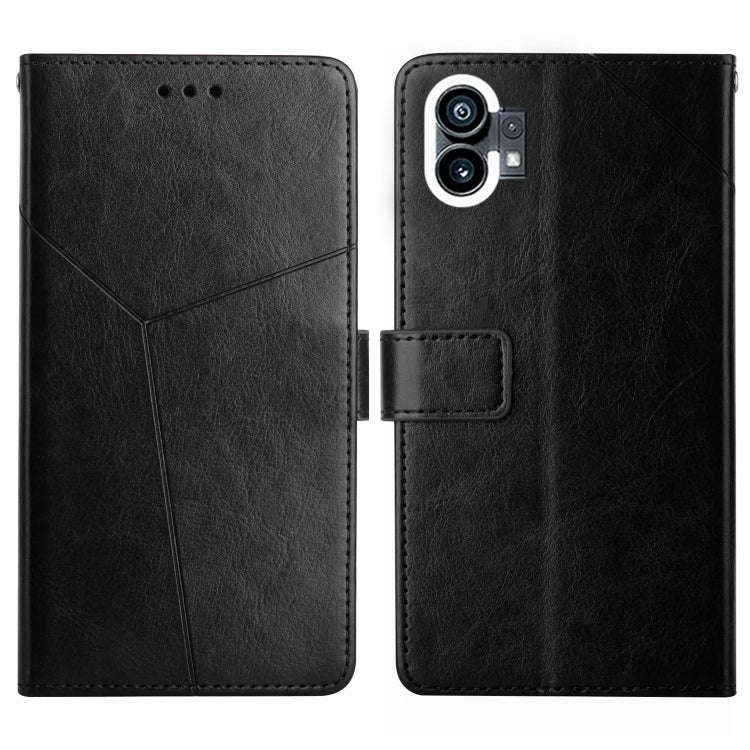 HT01 Y-shaped Pattern Flip Leather Phone Case, For Motorola Moto G32, For Nothing Phone 1, For OP...
