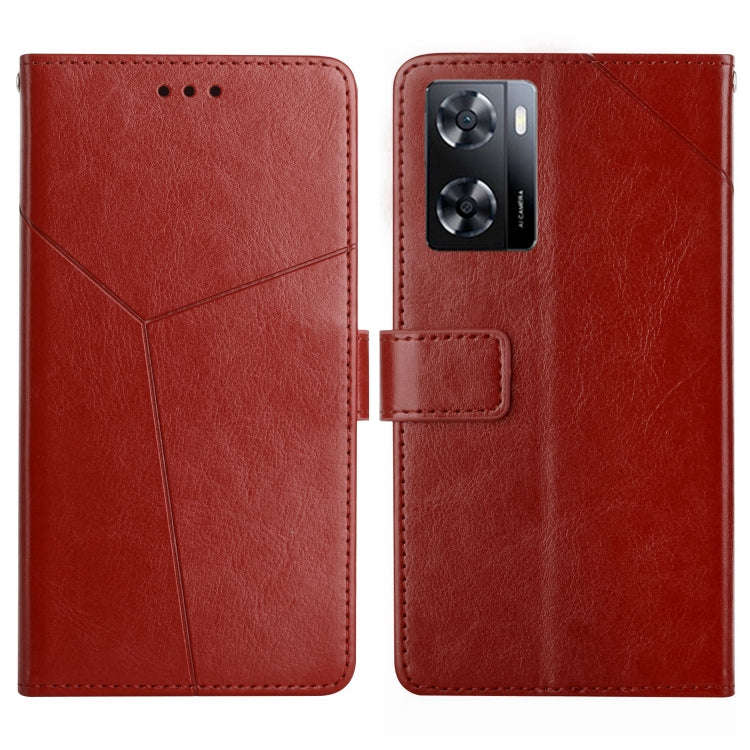 HT01 Y-shaped Pattern Flip Leather Phone Case, For Motorola Moto G32, For Nothing Phone 1, For OP...