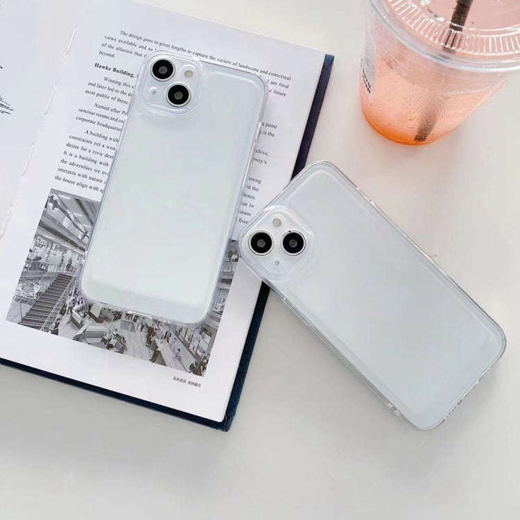 Space Fine Hole Transparent TPU Shockproof Protective Case, For iPhone 14