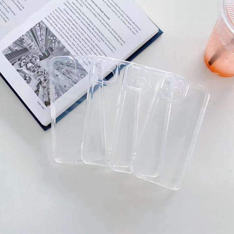 Space Fine Hole Transparent TPU Shockproof Protective Case, For iPhone 14