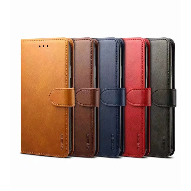 GUSSIM Business Style Horizontal Flip Leather Case with Holder & Card Slots & Wallet, For Galaxy A51