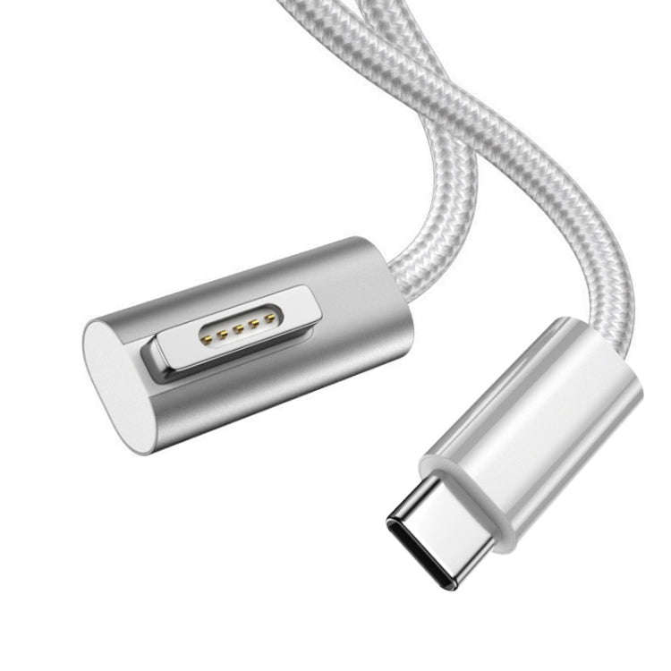 100W 5 Pin MagSafe 1 (L-shaped) to USB-C / Type-C PD Charging Cable, Cable Length: 1.8m, MagSafe ...