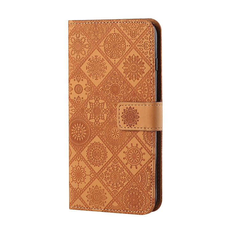 Ethnic Style Embossed Pattern Leather Phone Case, For iPhone 14, For iPhone 14 Plus, For iPhone 1...