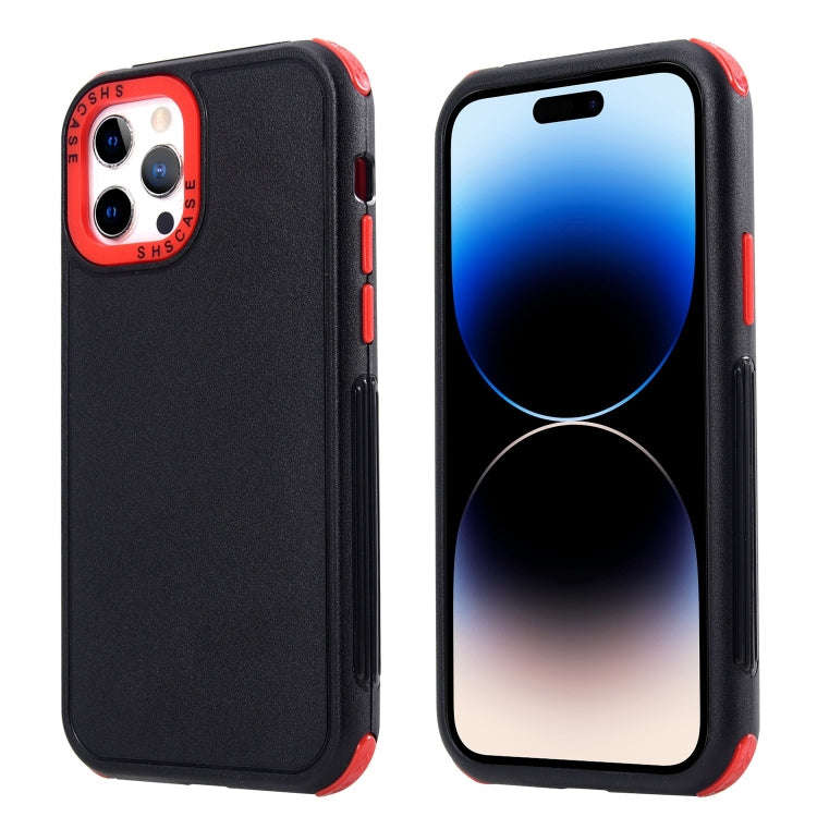 3 in 1 Four Corner Shockproof Phone Case, For iPhone 14 Pro Max, For iPhone 14 Pro