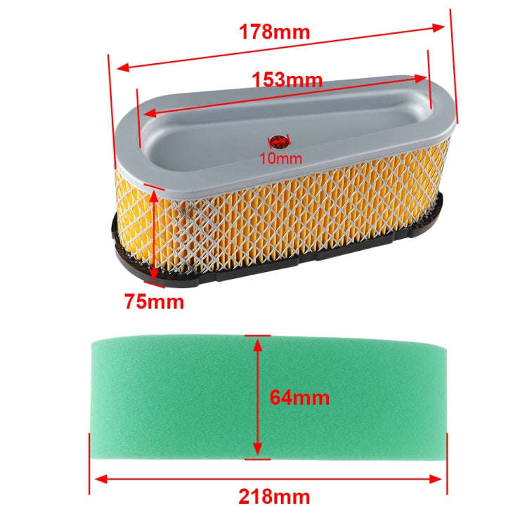 Air Filter Cleaner for Briggs & Stratton 496894S 493909S 272403S, For Briggs & Stratton 272403S