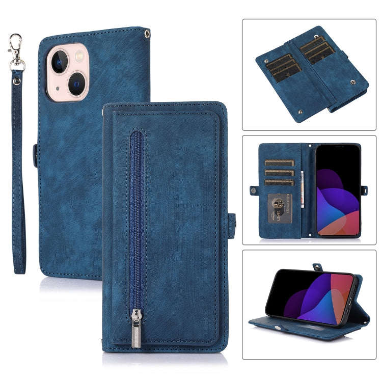 Zipper Card Slot Buckle Wallet Leather Phone Case, For iPhone 14 Pro Max, For iPhone 14 Pro, For ...