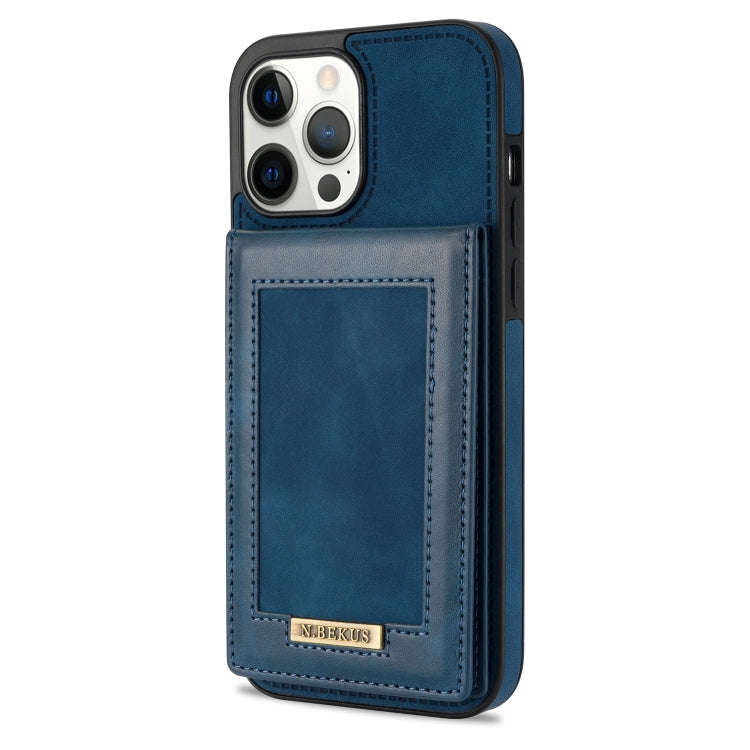 N.BEKUS Vertical Flip Card Slot RFID Phone Case, For iPhone 13 Pro, For iPhone 13 Pro Max, For iP...