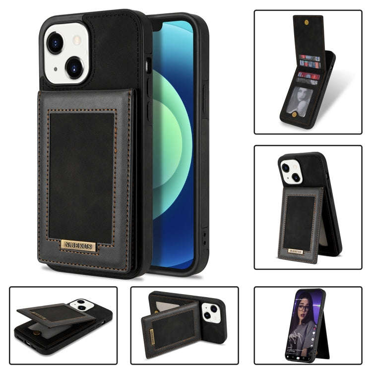 N.BEKUS Vertical Flip Card Slot RFID Phone Case, For iPhone 13 Pro, For iPhone 13 Pro Max, For iP...