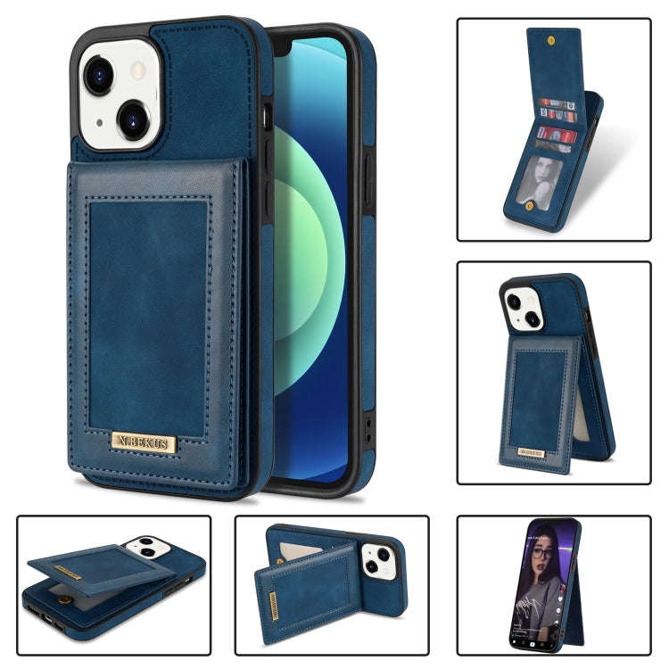 N.BEKUS Vertical Flip Card Slot RFID Phone Case, For iPhone 13 Pro, For iPhone 13 Pro Max, For iP...