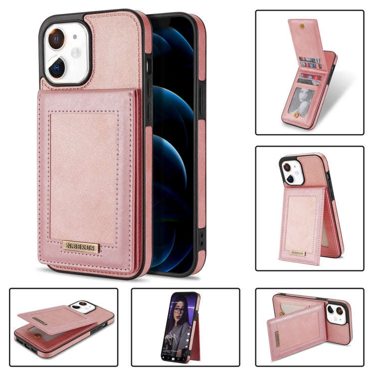 N.BEKUS Vertical Flip Card Slot RFID Phone Case, For iPhone 13 Pro, For iPhone 13 Pro Max, For iP...