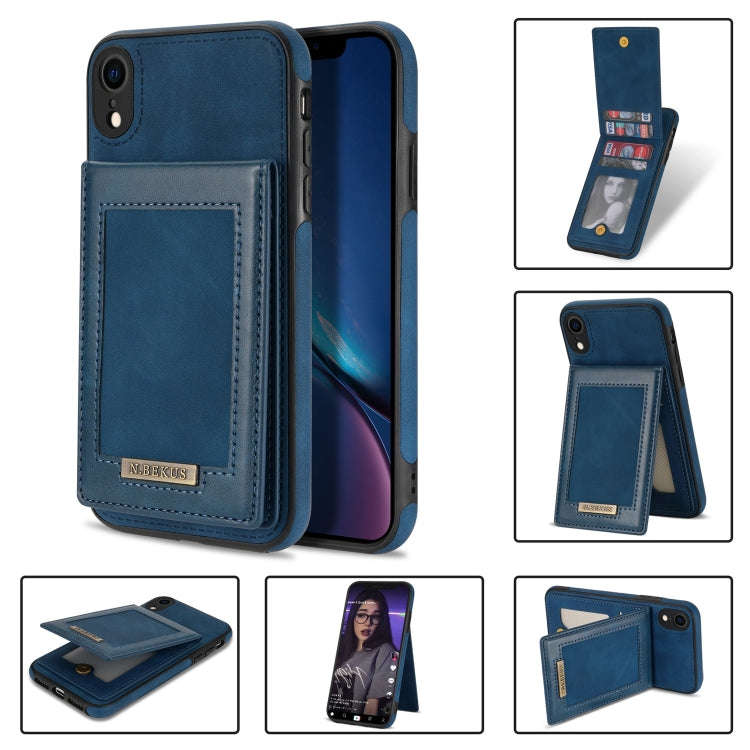 N.BEKUS Vertical Flip Card Slot RFID Phone Case, For iPhone 13 Pro, For iPhone 13 Pro Max, For iP...