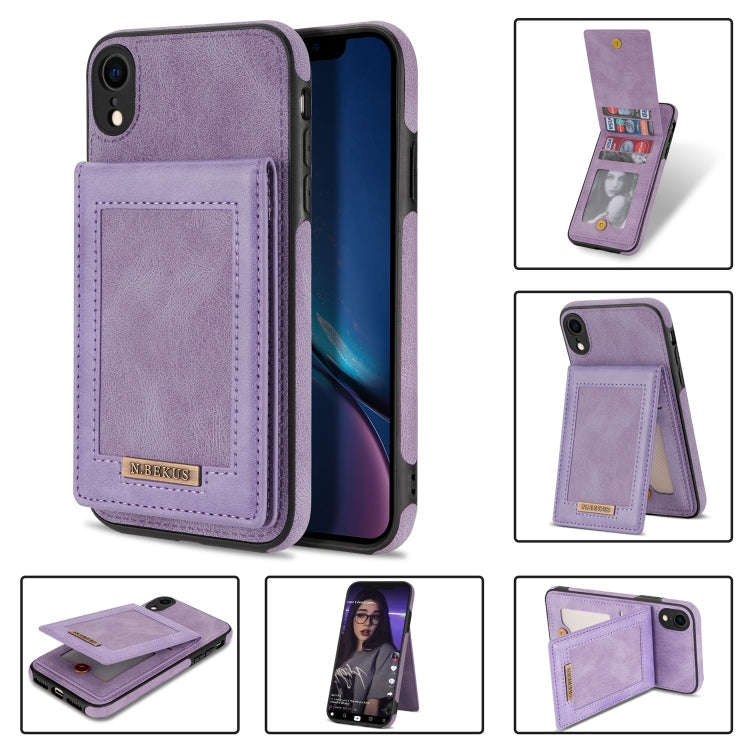 N.BEKUS Vertical Flip Card Slot RFID Phone Case, For iPhone 13 Pro, For iPhone 13 Pro Max, For iP...