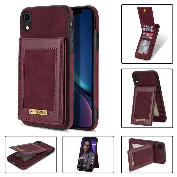 N.BEKUS Vertical Flip Card Slot RFID Phone Case, For iPhone 13 Pro, For iPhone 13 Pro Max, For iP...