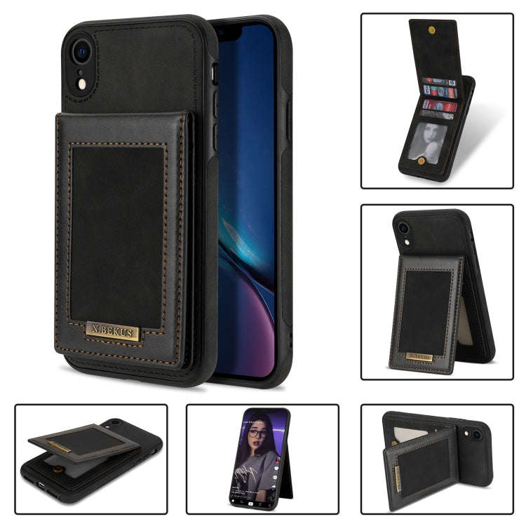 N.BEKUS Vertical Flip Card Slot RFID Phone Case, For iPhone 13 Pro, For iPhone 13 Pro Max, For iP...