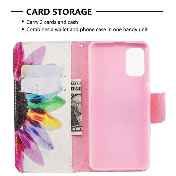Colored Drawing Pattern Horizontal Flip Leather Case with Holder & Card Slots & Wallet, For Galax...