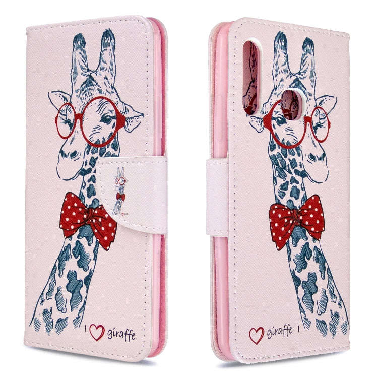 Colored Drawing Pattern Horizontal Flip Leather Case with Holder & Card Slots & Wallet, For Galax...