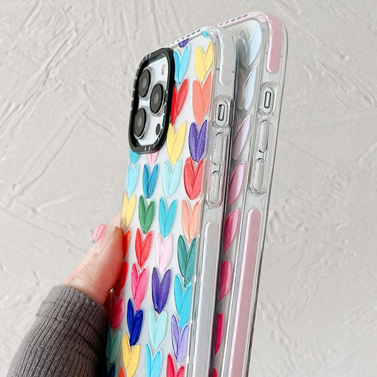 Doodle Colorful Lvoe TPU Phone Case, For iPhone 14 Pro, For iPhone 14 Pro Max, For iPhone 11 Pro ...