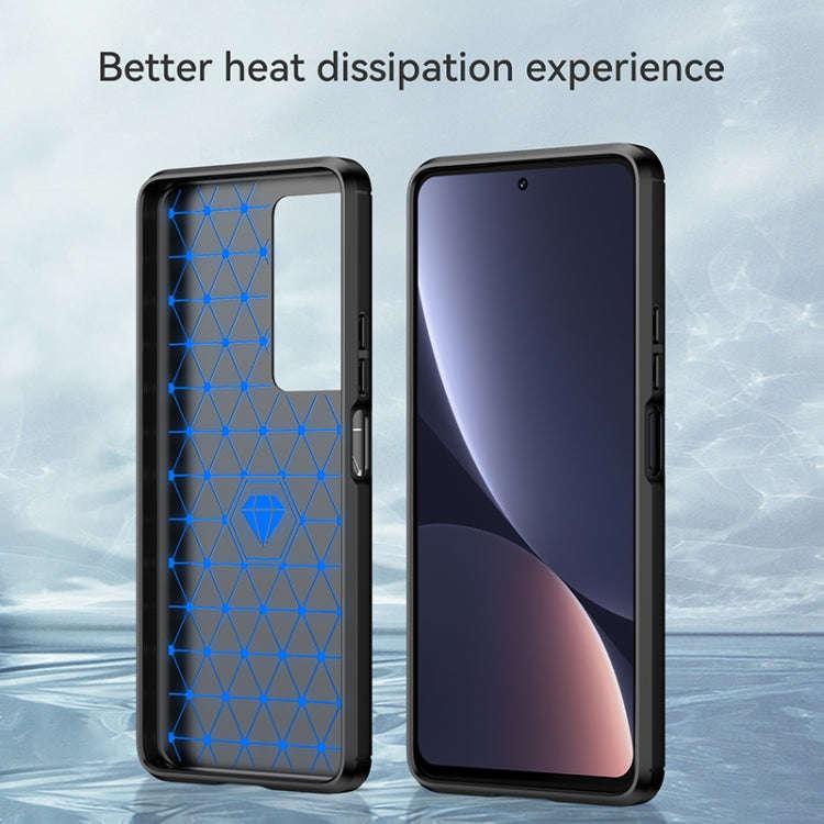 Brushed Texture Carbon Fiber TPU Case, For Xiaomi Redmi K40S