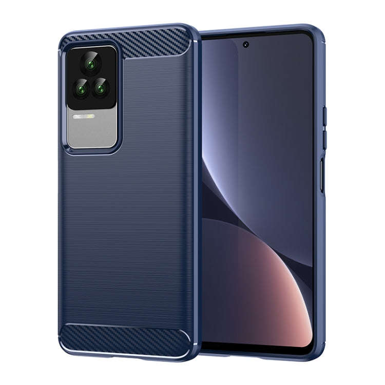 Brushed Texture Carbon Fiber TPU Case, For Xiaomi Redmi K40S