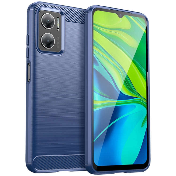Brushed Texture Carbon Fiber TPU Case, For Xiaomi Redmi 10 Prime+ 5G
