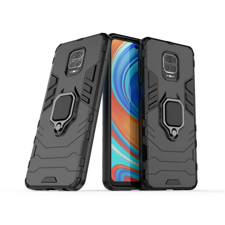 PC + TPU Anti-fall Protective Shell With Magnetic Ring Bracket, For Xiaomi Redmi Note 9 Pro Max, ...