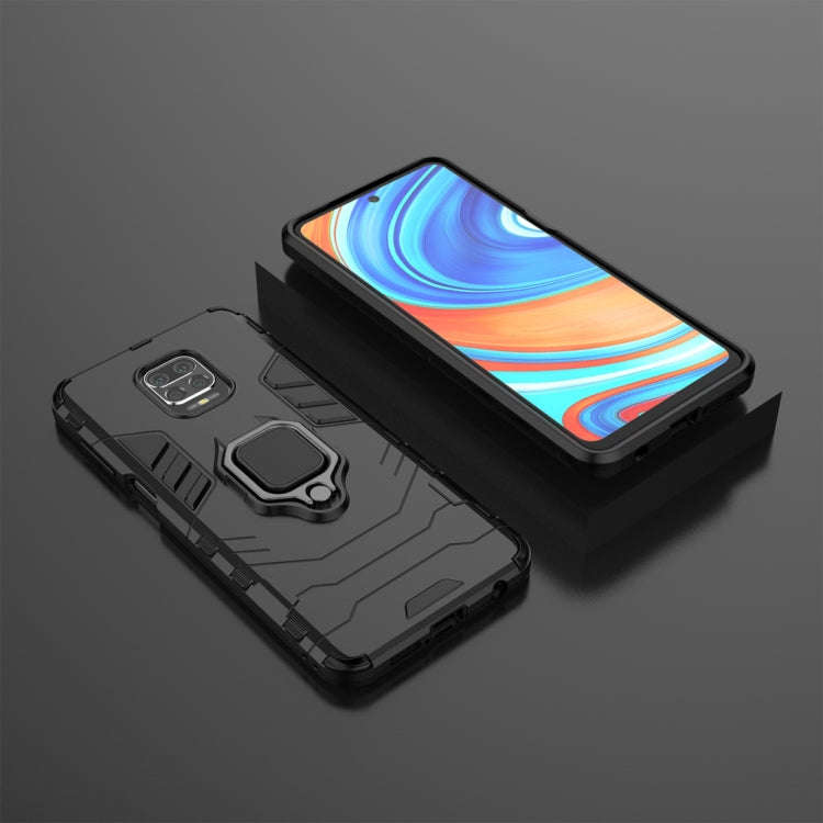 PC + TPU Anti-fall Protective Shell With Magnetic Ring Bracket, For Xiaomi Redmi Note 9 Pro Max, ...