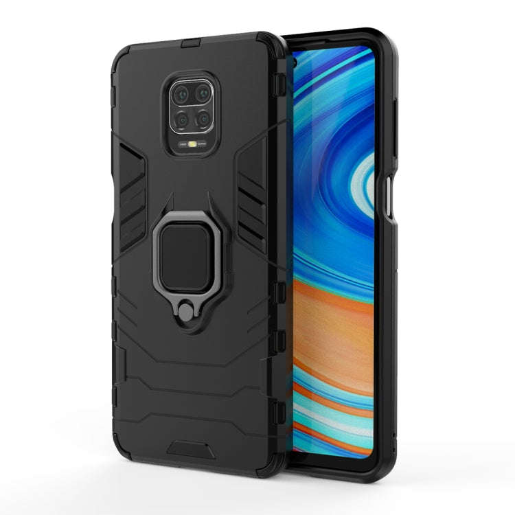 PC + TPU Anti-fall Protective Shell With Magnetic Ring Bracket, For Xiaomi Redmi Note 9 Pro Max, ...
