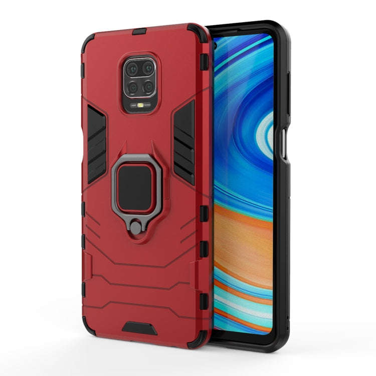 PC + TPU Anti-fall Protective Shell With Magnetic Ring Bracket, For Xiaomi Redmi Note 9 Pro Max, ...