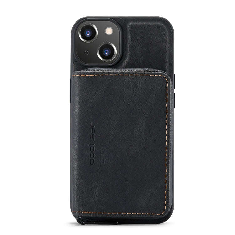 JEEHOOD Magnetic Zipper Wallet Leather Phone Case, For iPhone 14, For iPhone 14 Plus, For iPhone ...