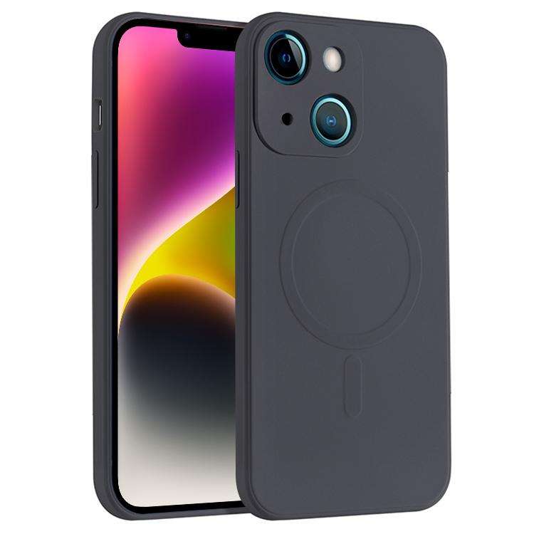 Liquid Silicone Full Coverage Magsafe Phone Case, For iPhone 14, For iPhone 14 Plus, For iPhone 1...