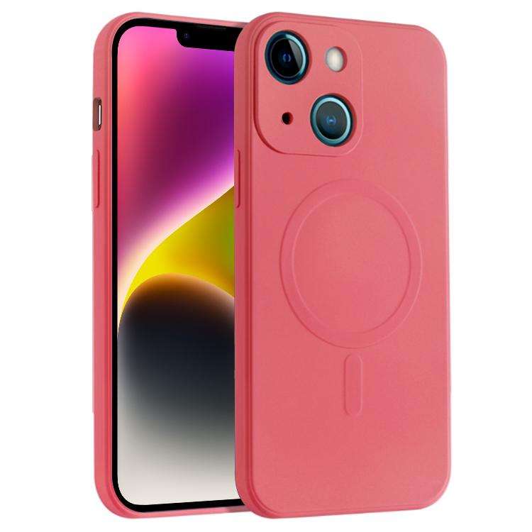 Liquid Silicone Full Coverage Magsafe Phone Case, For iPhone 14, For iPhone 14 Plus, For iPhone 1...
