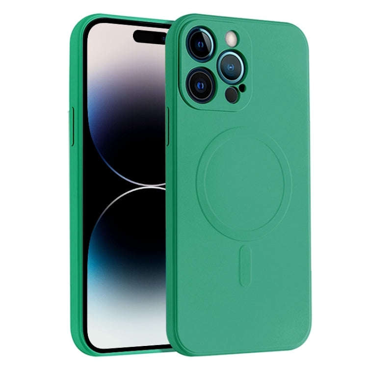 Liquid Silicone Full Coverage Magsafe Phone Case, For iPhone 14, For iPhone 14 Plus, For iPhone 1...