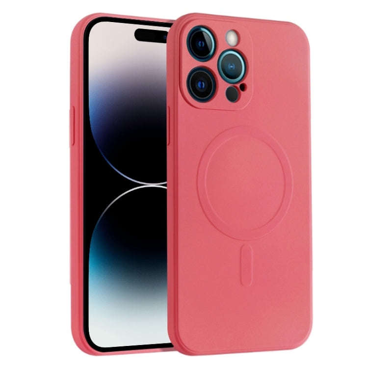 Liquid Silicone Full Coverage Magsafe Phone Case, For iPhone 14, For iPhone 14 Plus, For iPhone 1...