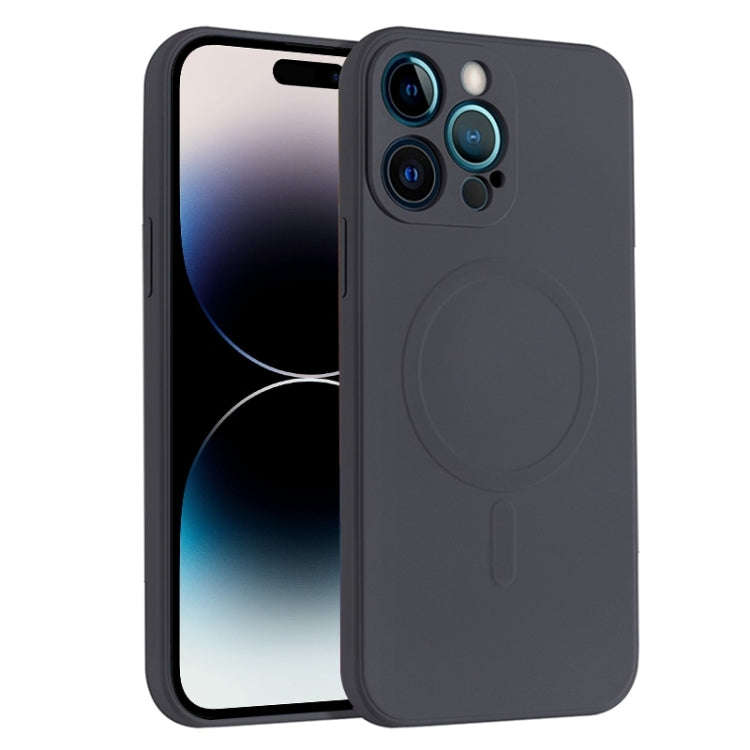 Liquid Silicone Full Coverage Magsafe Phone Case, For iPhone 14, For iPhone 14 Plus, For iPhone 1...