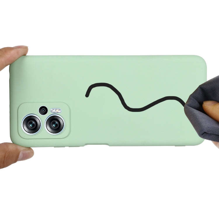 Pure Color Liquid Silicone Shockproof Full Coverage Phone Case, For Xiaomi Poco X4 GT/Redmi Note ...