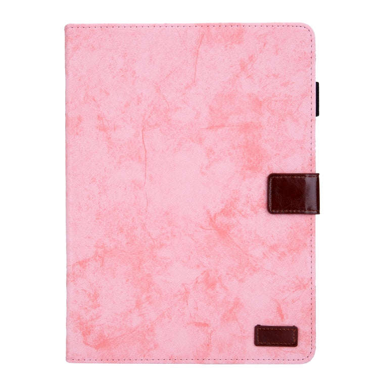For iPad Pro 11 (2020) Marble Style Cloth Texture Tablet PC Protective Leather Case with Bracket ...