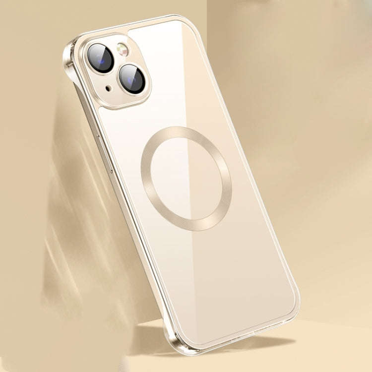 Frameless Glass CD MagSafe Case, For iPhone 14, For iPhone 14 Plus, For iPhone 14 Pro, For iPhone...