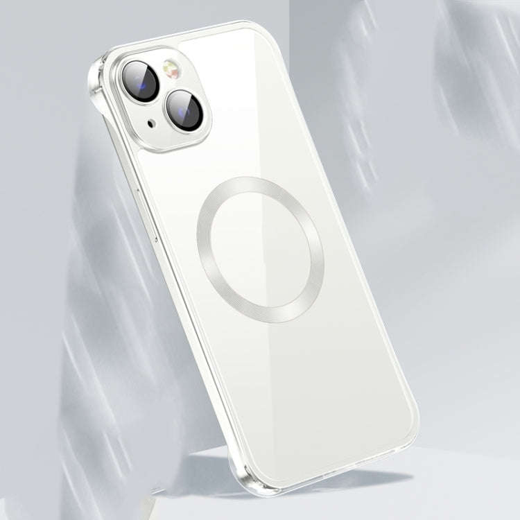Frameless Glass CD MagSafe Case, For iPhone 14, For iPhone 14 Plus, For iPhone 14 Pro, For iPhone...