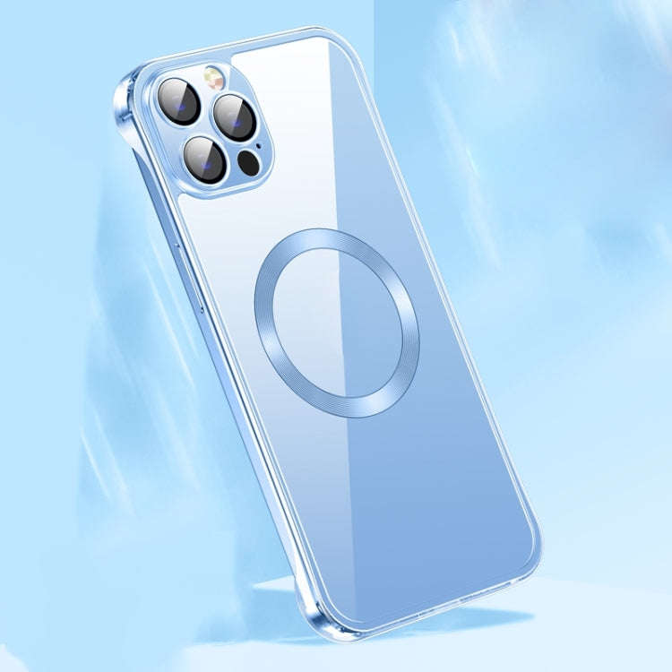 Frameless Glass CD MagSafe Case, For iPhone 14, For iPhone 14 Plus, For iPhone 14 Pro, For iPhone...