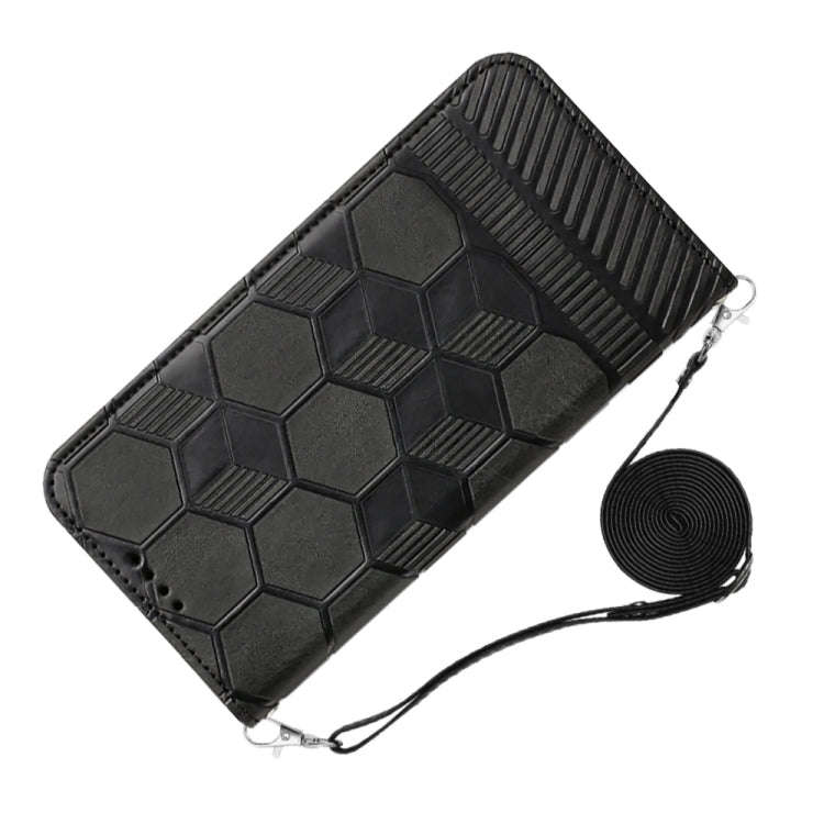 Crossbody Football Texture Magnetic PU Phone Case, For iPhone 13 Mini, For iPhone 13 Pro, For iPh...