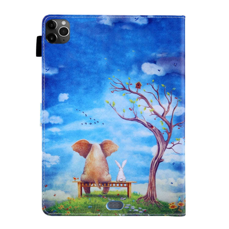 For iPad Pro 11 (2020) & (2018) Painted Pattern Tablet PC Protective Leather Case with Bracket & ...